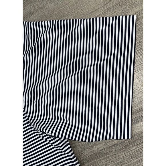 FJ Footjoy Mens Golf Polo Shirt Short Sleeve Blue & White Stripes Large - Picture 5 of 9